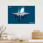 POSTER F-15E GRÈVE EAGLE (Cuisine)