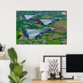 POSTER F-15E GRÈVE EAGLE (Bureau à domicile)