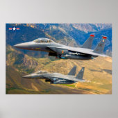 POSTER F-15E GRÈVE EAGLE (Devant)