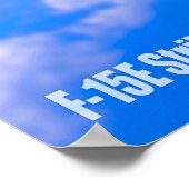 POSTER F-15E GRÈVE EAGLE (Coin)