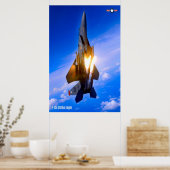 POSTER F-15E GRÈVE EAGLE (Cuisine)