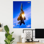 POSTER F-15E GRÈVE EAGLE (Bureau à domicile)