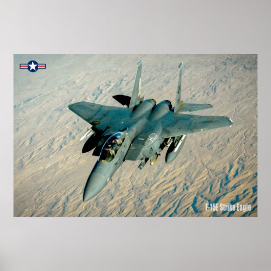 POSTER F-15E GRÈVE EAGLE (Devant)