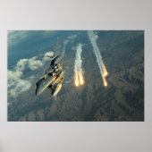 Poster F-15E Strike Eagle Aircraft (Devant)