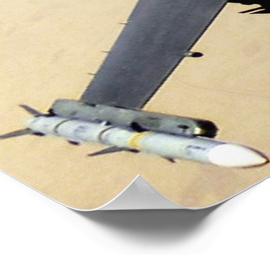 Poster F-16 Aéronefs de Faucon de combat (Coin)