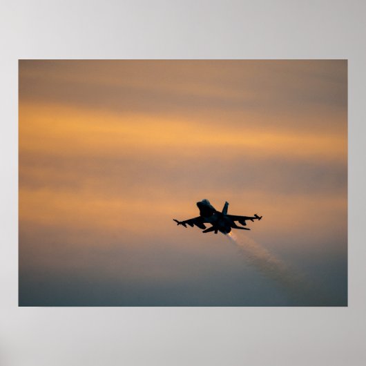 Poster F-16 Aéronefs de Faucon de combat (Devant)