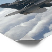 Poster F-16 Aéronefs de Faucon de combat (Coin)