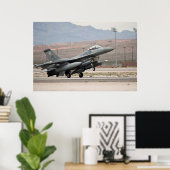 Poster F-16 Aéronefs de Faucon de combat (Bureau à domicile)