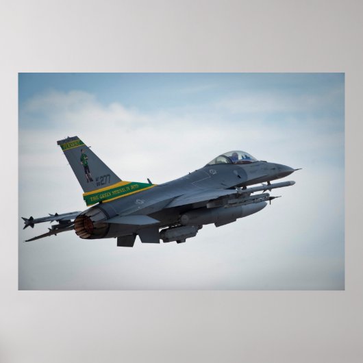 Poster F-16 Aéronefs de Faucon de combat (Devant)