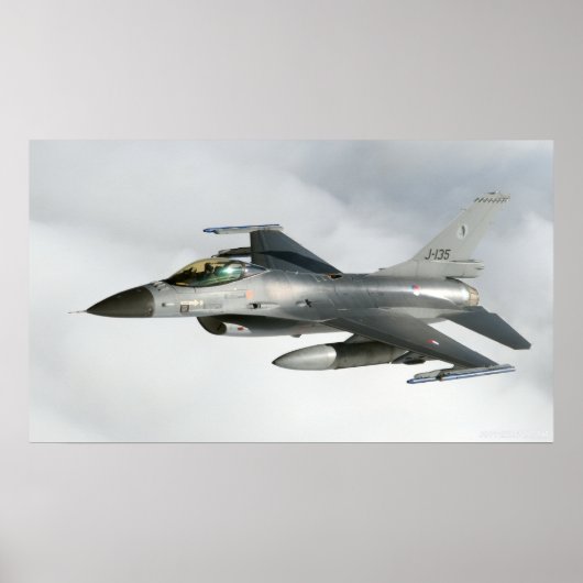 Poster F-16 de la Royal Pays-Bas Air Force (Devant)