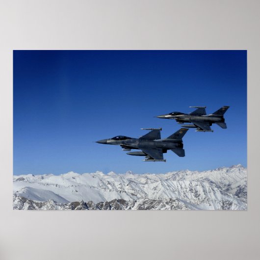 Poster F-16 de l'armée de l'air américaine (Devant)