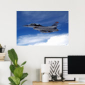 Poster F-16 Deux sièges (Bureau à domicile)
