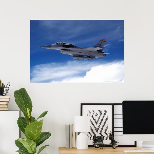 Poster F-16 Deux sièges (Bureau à domicile)