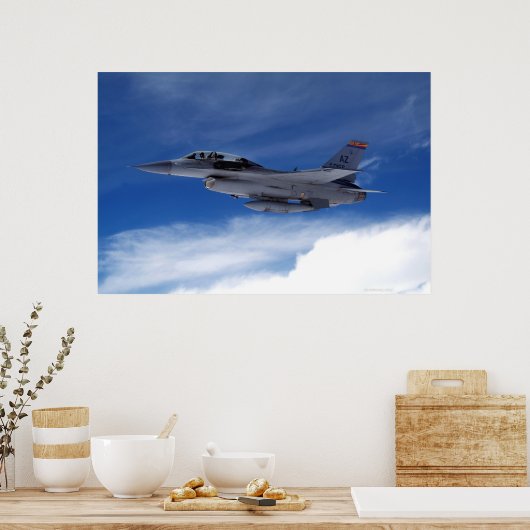 Poster F-16 Deux sièges (Cuisine)