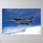 Poster F-16 Deux sièges (Devant)