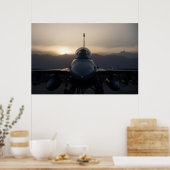 Poster F-16 Faucon combattant (Cuisine)