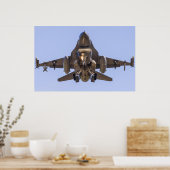 Poster F-16 Faucon combattant (Cuisine)