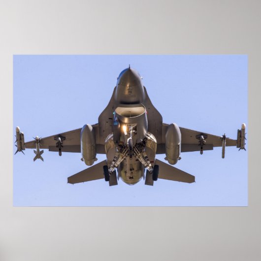 Poster F-16 Faucon combattant (Devant)