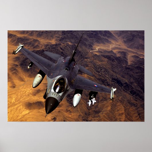 Poster F-16 Faucon combattant (Devant)