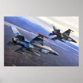 Poster F-16 Faucon combattant (Devant)