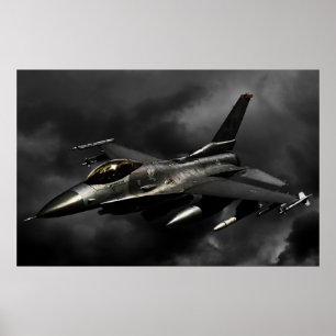 Poster F-16 Faucon combattant