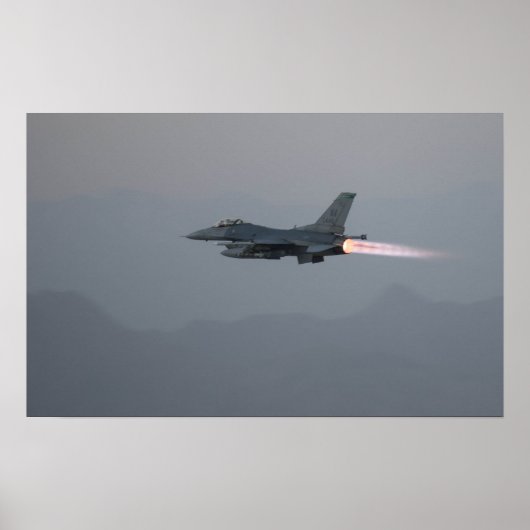 Poster F-16 Faucon combattant (Devant)