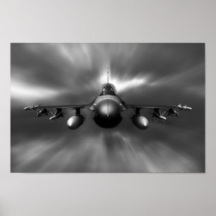 Poster F-16 Faucon combattant