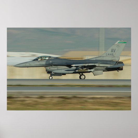 Poster F-16 Faucon combattant (Devant)