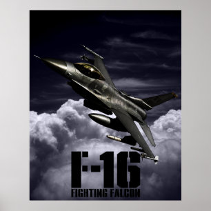Poster F-16 Faucon combattant