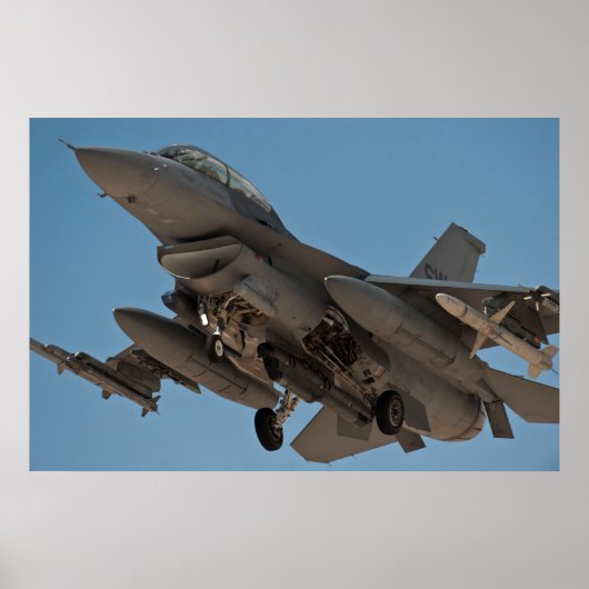 Poster F-16 Faucon combattant (Devant)