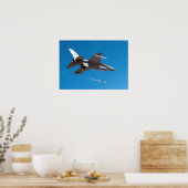 Poster F-16 Faucon lance un missile (Cuisine)