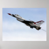 Poster F-16 Thunderbird En Vol (Devant)