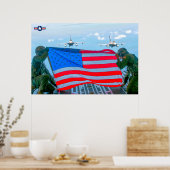 POSTER F-16C FALCON DE COMBAT (Cuisine)