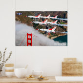 POSTER F-16C FIGHTING FALCON (Cuisine)