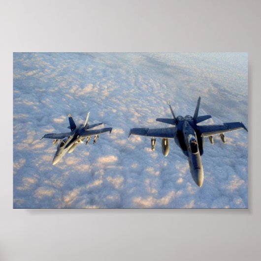 POSTER F-18 (Devant)