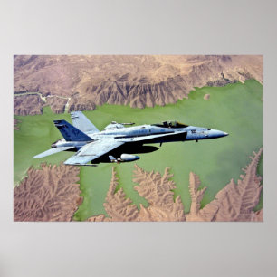 Poster F-18 sur l'Afghanistan.