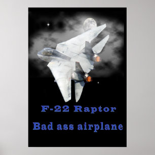 Poster F-22 Conception de Raptor