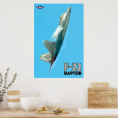 POSTER F-22 RAPTEUR (Cuisine)