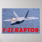 POSTER F-22 RAPTEUR (Devant)
