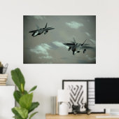 Poster F-22 Rapteurs (Bureau à domicile)