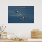 Poster F-22 Rapteurs et F-15 Aigles (Cuisine)
