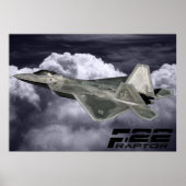 POSTER F-22 RAPTOR (Devant)