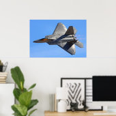 Poster F-22 Raptor (Bureau à domicile)