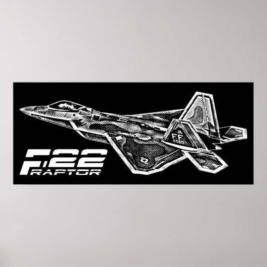POSTER F-22 RAPTOR (Devant)