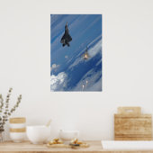Poster F-22 Raptor et F-15 Eagle (Cuisine)