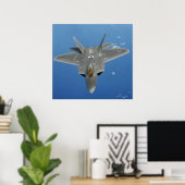 Poster F-22 Raptor sur le Pacifique (Bureau à domicile)