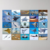 POSTER F-22A RAPTOR "MONTAGE" (Devant)