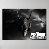 Poster F-35 Éclair II (Devant)