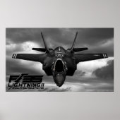 Poster F-35 Éclair II (Devant)