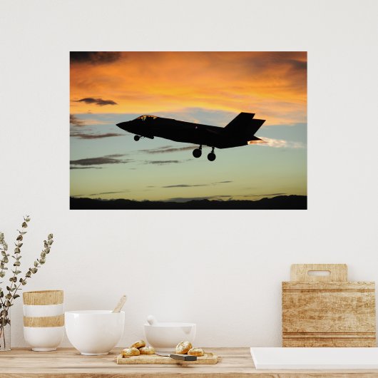 Poster F-35 Éclair II (Cuisine)
